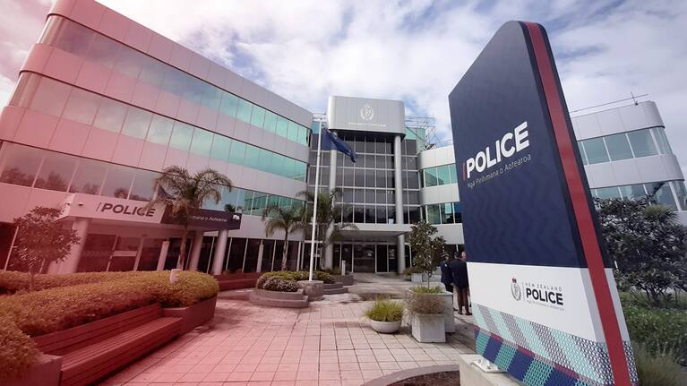 A file image of Police's Auckland central station in College Hill.