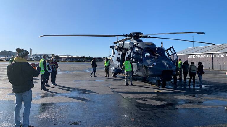 A RNZAF NH90 helicopter crew has provided CanTeen Aotearoa young people a rare chance to see Christchurch from the air as part of the Uplift in Kind programme.