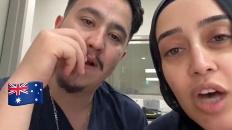 Ahmad Rashad Nadir and Sarah Abu Lebdeh.