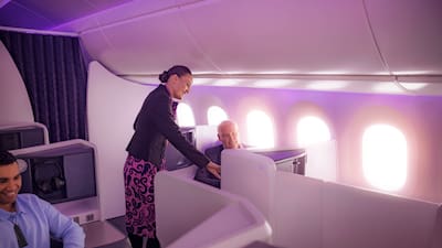 Air NZ's business premier luxe seating