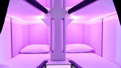 Air NZ's Skynest bunks