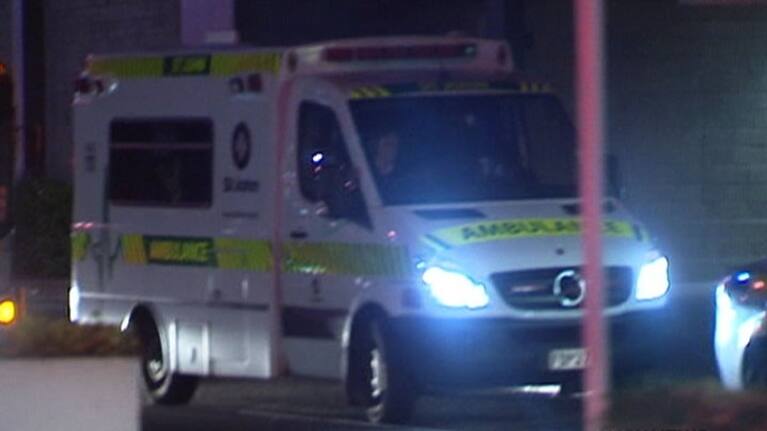File image of an Ambulance outside a hospital.