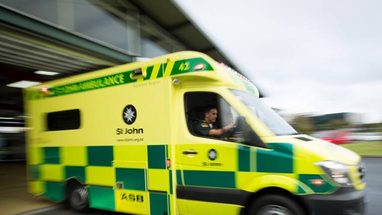 A generic image of a St Johns ambulance.