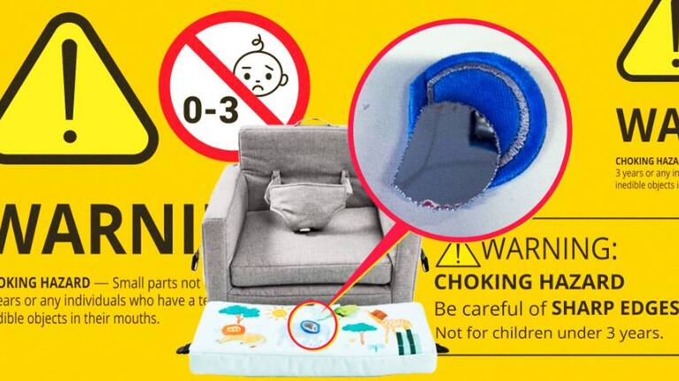 ANKO Baby Activity Chair has been recalled due to a choking hazard.