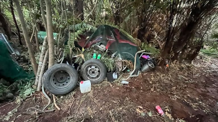 Another campsite believed to be used by Tom Phillips.