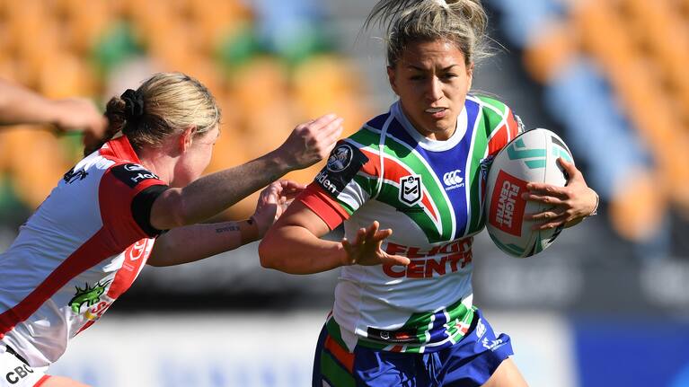 Warriors and Kiwi Ferns star Apii Nicholls.