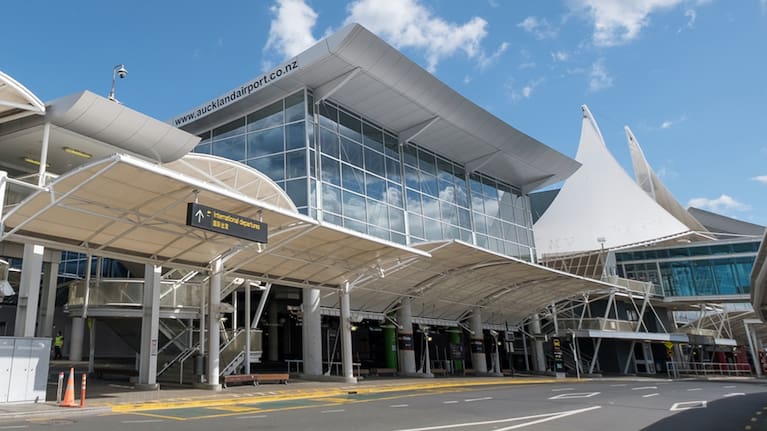 Auckland Airport international terminal (file image).