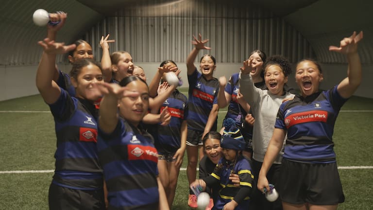 The Black Ferns may be chasing World Cup glory in Bristol, but back at Ponsonby Rugby Club, the next wave is already lacing up their boots.