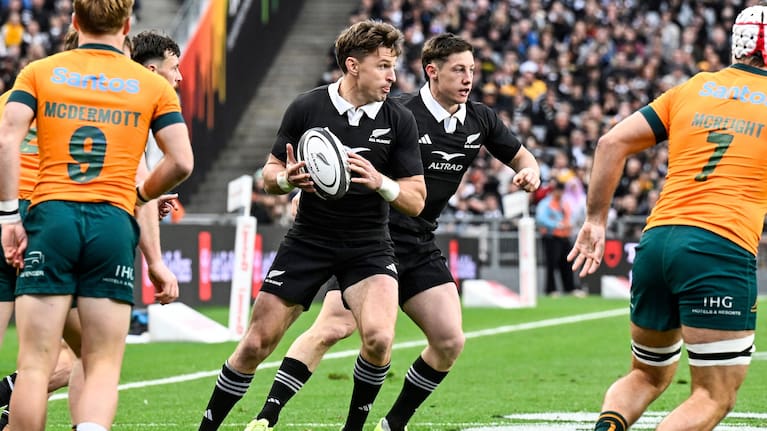 Beauden Barrett was in good touch before his departure with injury.