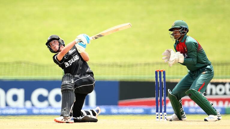 Beckham Wheeler-Greenall top scored for New Zealand with 75 from 83 balls.