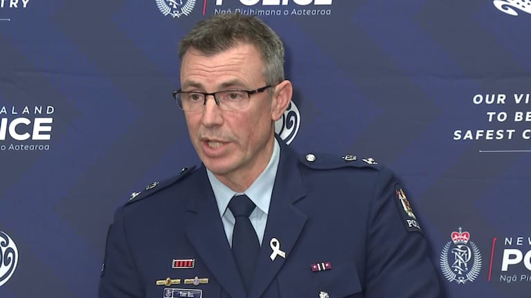 Canterbury District Commander, Superintendent Tony Hill.
