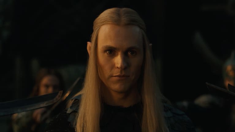 Charlie Vickers plays the role of Sauron, disguised as the elf Annatar.