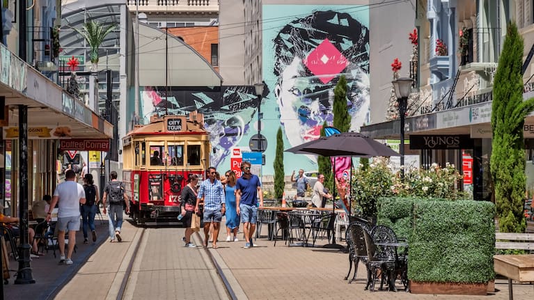 New Regent St in Christchurch.
