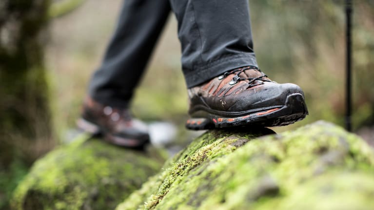 A person out tramping.