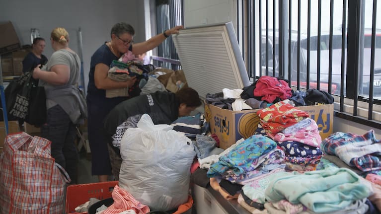 Community group BBM hard at work helping flood-affected South Auckland families.