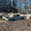 Damage caused by the fire in Southbridge.
