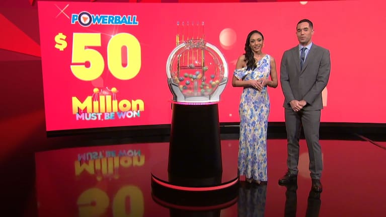 $50 million Lotto draw takes place.