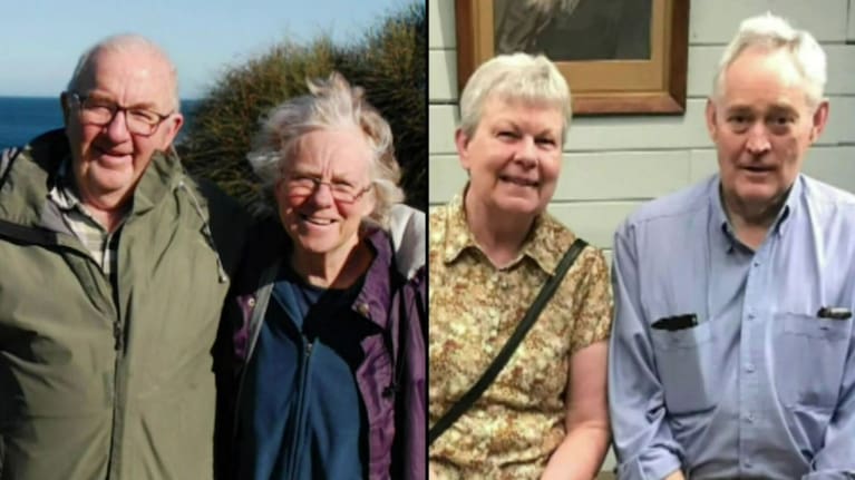 Don and Gail Patterson. Heather Wilkinson and Ian Wilkinson.