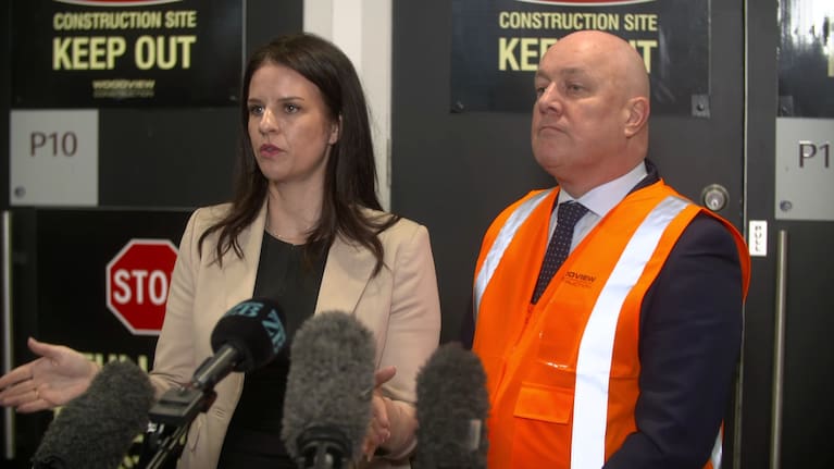 Education Minister Erica Stanford and Prime Minister Christopher Luxon.