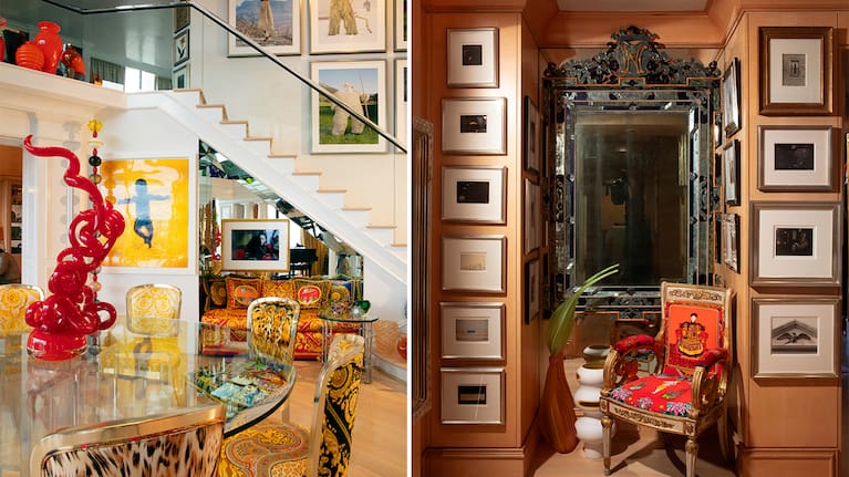 The interior of Sir Elton John's his former Atlanta home.