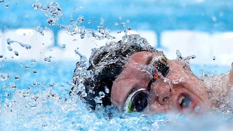 Erika Fairweather in action at the Paris Olympics.