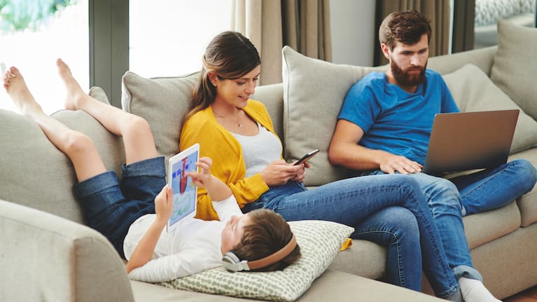 Children may still pick up on bad news in the background