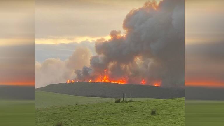 Far North fire on Tuesday, March 28.