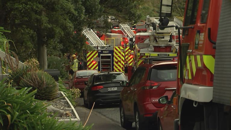 Fire crews were called to the scene at 3:52 pm.