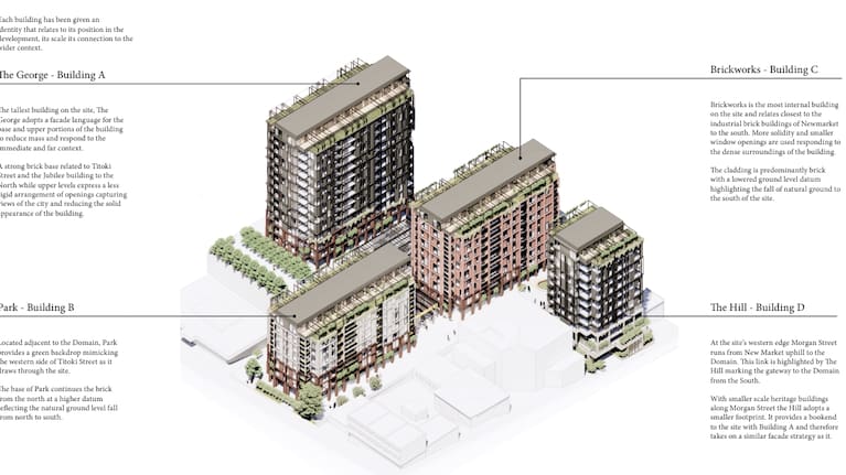 Four towers planned as part of the development.