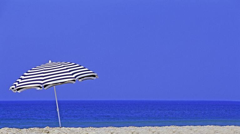 Generic image of a beach umbrella
