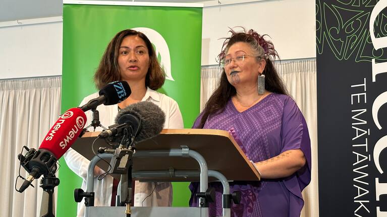 Green Party co-leader Marama Davidson and Māori Development spokesperson Dr Elizabeth Kerekere.