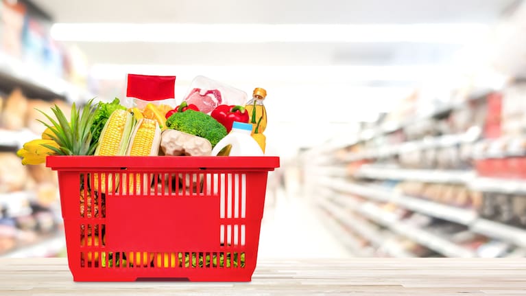 Grocery basket (file picture).