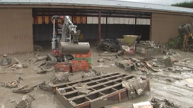 Hawke’s Bay homeowners cleaning out properties.