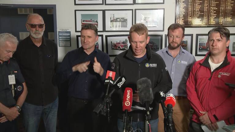 The PM addresses Aucklanders.
