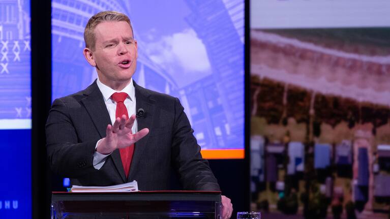 Chris Hipkins came out swinging, but will it do him any good? (Photo: Andrew Dalton.)