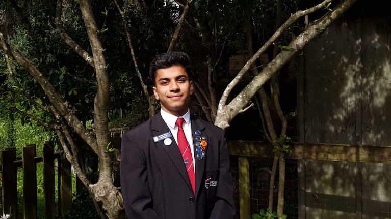 Howick College head boy Krish Patel.