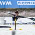 Aimee Fisher competing in the K1 500 women's A final during the ICF Canoe Sprint World Cup.