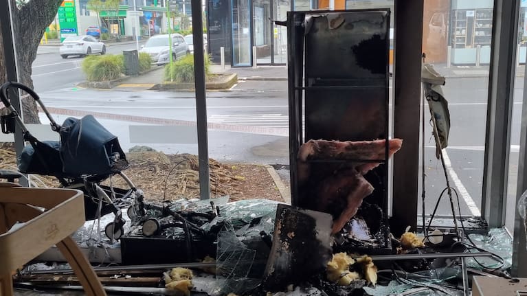 All of the store's stock sustained smoke damage and cannot be sold.