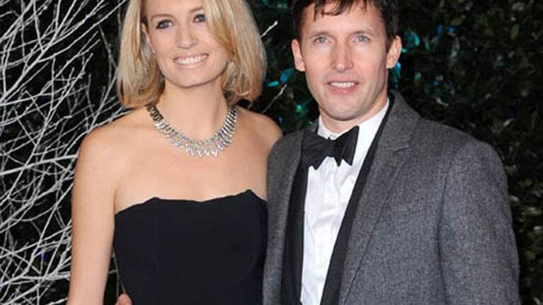 Singer James Blunt and long-time girlfriend Sofia Wellesley.