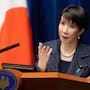 Japan's new Prime Minister Sanae Takaichi speaks during a press conference at the prime minister's office in Tokyo, on October 21, 2025.