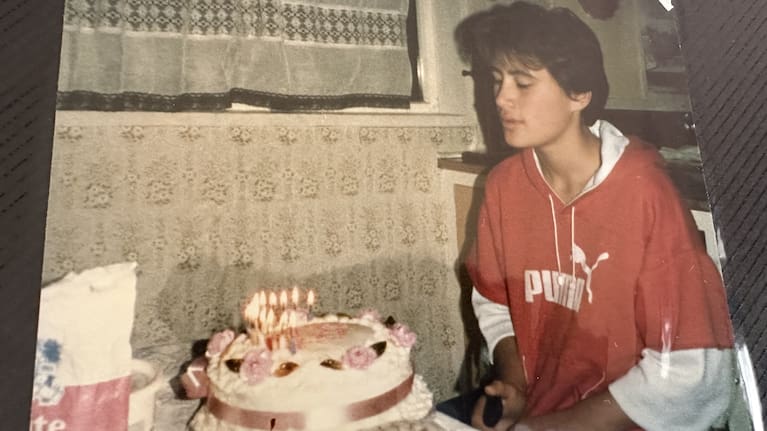 Birthday girl: Jenny-May Clarkson as a teenager.