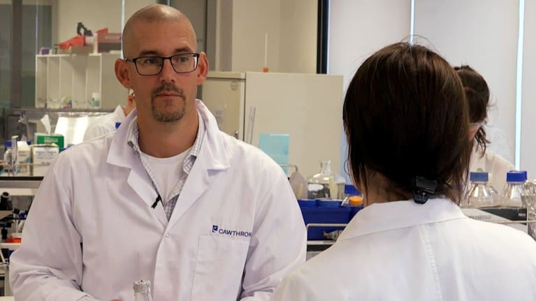 Dr Johan Svenson from the Cawthron Institute.