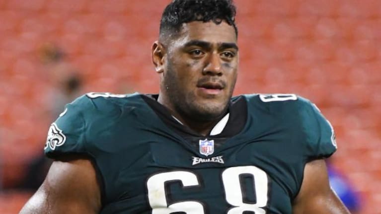 Jordan Mailata of the Philadelphia Eagles.