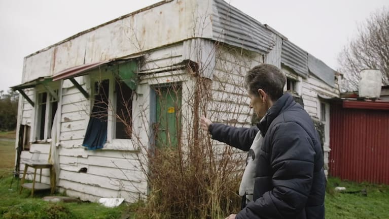 Joseph Divis' home before restoration.