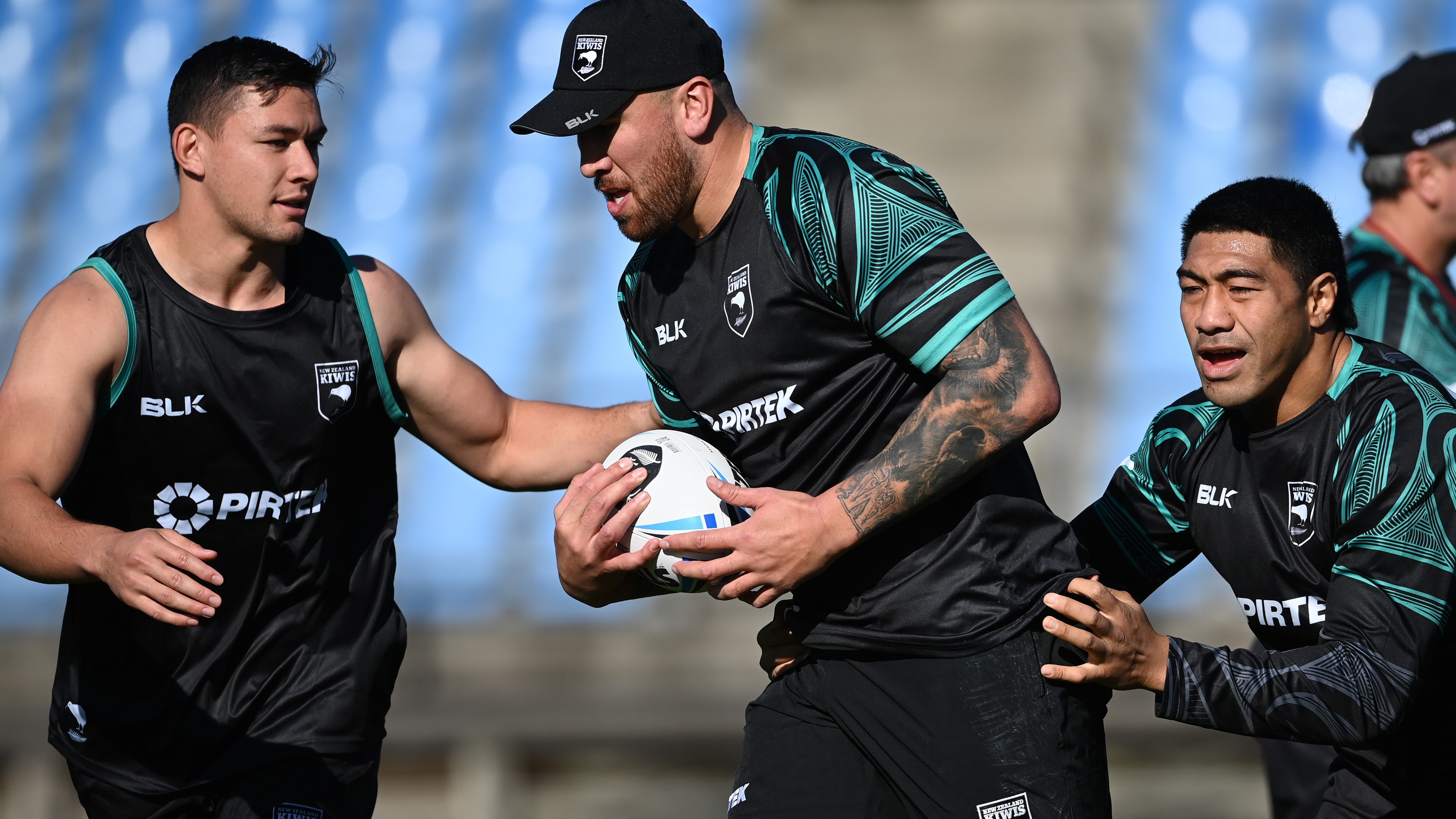 Joseph Manu, Nelson Asofa-Solomona and Moses Leota