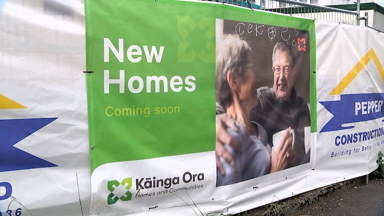 Kāinga Ora banner (file image).