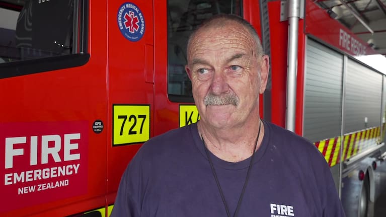 Kaitaia Volunteer Fire Brigade senior station officer Colin Kitchen