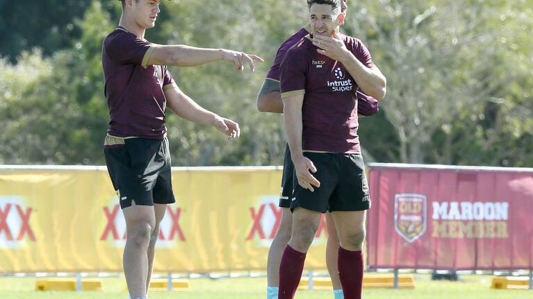 Kalyn Ponga and Billy Slater