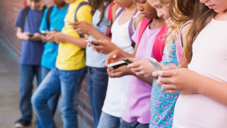 The new Government is cracking down on the use of cell phones in schools