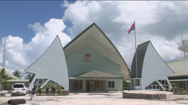 Kiribati Govt building.